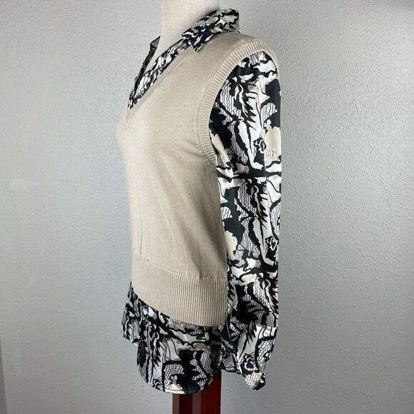 JPR Seperates Sweater Blouse Top Size L EUC - Picture 4 of 6